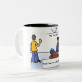 学校先生、高校/中学校 – 女性 ツートーンマグカップ (正面左)