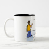 学校先生、高校/中学校 – 女性 ツートーンマグカップ (左)