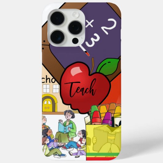 学校先生 Case-Mate iPhoneケース (裏面)