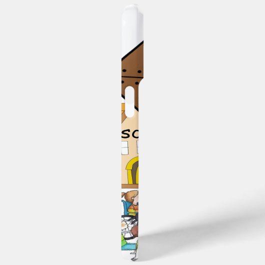 学校先生 Case-Mate iPhoneケース (裏面 / 右)