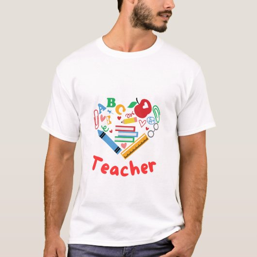 学校先生 Tシャツ (正面)