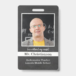 学校先生IDバッジ バッジ