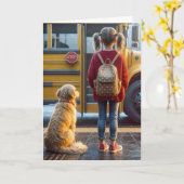 学校入学願最高の日 カード (黄色い花)