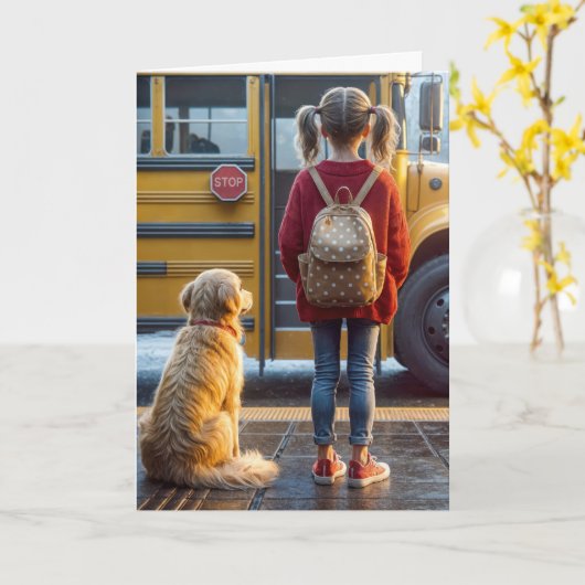 学校入学願最高の日 カード (黄色い花)