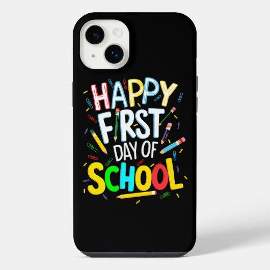 学校再開おめでとう iPhoneケース (裏面)