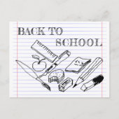 学校再開 ポストカード (正面)