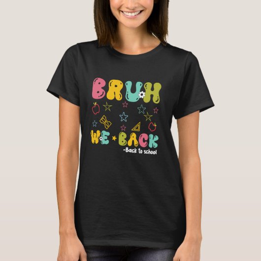 学校再開 初日の学校 再開 学校 Tシャツ (正面)