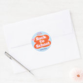 学校初日おめでとう WELCOME ラウンドシール (封筒)