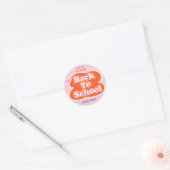 学校初日おめでとう WELCOME ラウンドシール (封筒)