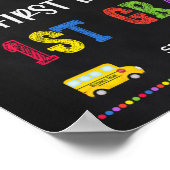 学校初日のサイン |第1学年ポスター ポスター (角)