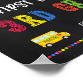 学校初日のサイン |第3学年ポスター ポスター (角)