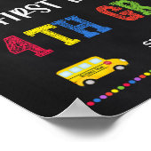 学校初日のサイン |第4学年ポスター ポスター (角)