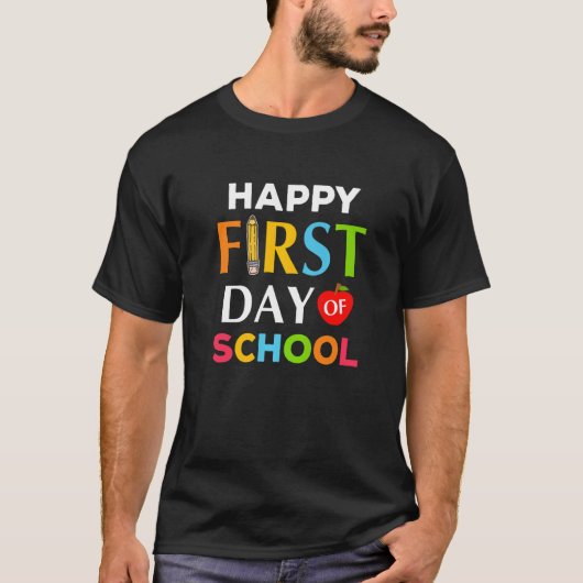学校初日の幸せ Tシャツ (正面)