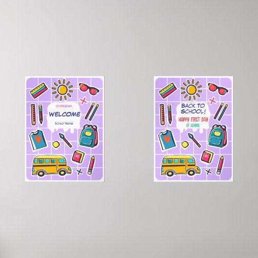 学校初日の歓迎会 (正面)