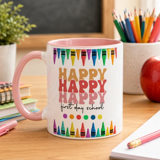学校初日を祝おう コーヒー マグカップ