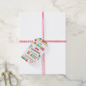 学校初日ウェルカム新学期ギフトT ギフトタグ (より糸付き)