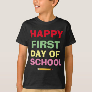 学校初日キッズベーシックTシャツ Tシャツ