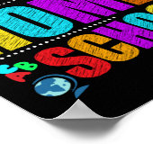 学校初日チームホームスクール先生 ポスター (角)