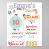 学校初日ポスター ポスター (正面)