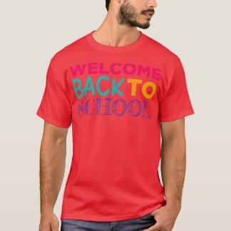 学校初日先生歓迎新学期 Tシャツ