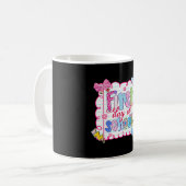 学校初日 お嬢様風リボン スタイル Back To School コーヒーマグカップ (正面左)