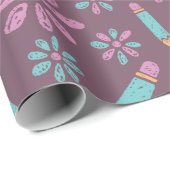 学校初日：シームレスラッピング紙アート ラッピングペーパー (ロールコーナー)