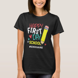 学校初日 学校看護師 新学期 Tシャツ