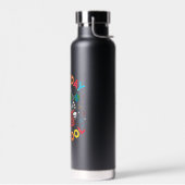 学校初日 宇宙飛行士 宇宙 バックトゥースクール ウォーターボトル (左面)