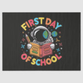 学校初日 宇宙飛行士 宇宙 バックトゥースクール 薄葉紙 (正面)
