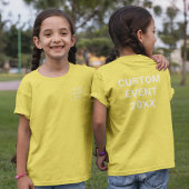 学校制作合唱団ショーのマッチング Tシャツ