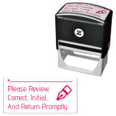 学校割り当てレビューラバースタンプ セルフインキングスタンプ (インサイチュ)