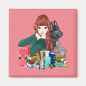 学校勉強バディFurry Friends Magnet, ZKOA マグネット (正面)