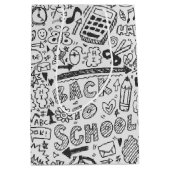 学校化学パターン ミディアムペーパーバッグ (正面)