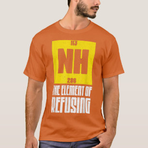 学校化学科先生学生女性男性 Tシャツ