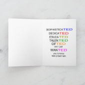 学校卒業おめでとう（冗談を込めて） カード (内部)