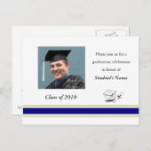 学校卒業はがき インビテーションポストカード (正面/裏面)