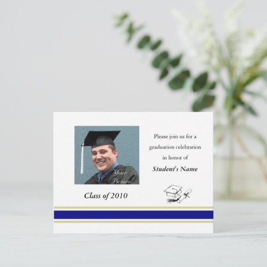 学校卒業はがき インビテーションポストカード (スタンド正面)