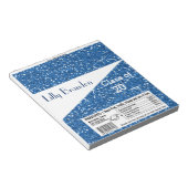 学校卒業キャンディバーラッパーパーティーの好意 ノートパッド (アングル)