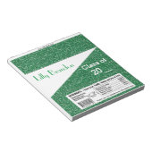 学校卒業キャンディーバー包装パーティーがお気に入り ノートパッド (アングル)