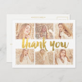 学校卒業サンキューフォトフレーム葉書 ポストカード (正面/裏面)