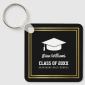 学校卒業生名 キーホルダー (正面)
