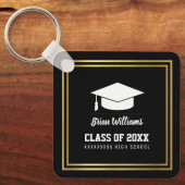 学校卒業生名 キーホルダー (正面)