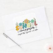 学校参事官がストップより規制聞す スクエアシール (封筒)