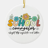 学校参事官がストップより規制聞す セラミックオーナメント (正面)