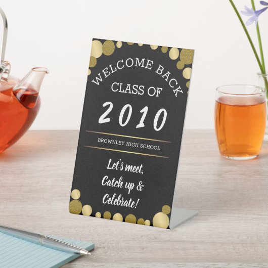 学校又はクラス懇親会台座標識 台座サイン (インサイチュ)