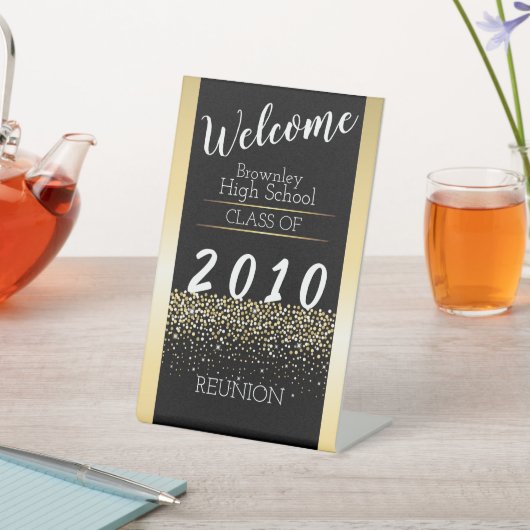 学校又はクラス懇親会台座標識 台座サイン (インサイチュ)