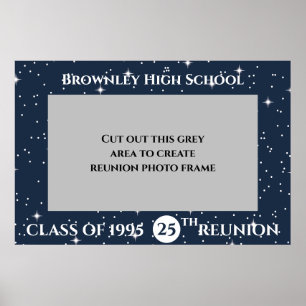 学校同窓会の写真フレームポスター ポスター
