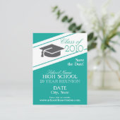 学校同窓会デザイン 案内ポストカード (スタンド正面)