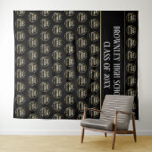 学校同窓会 フォトブースの背景 タペストリー (インサイチュ(横))