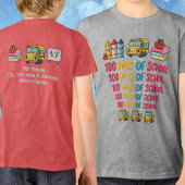 学校名で100日目をお祝いしよう トライブレンドTシャツ